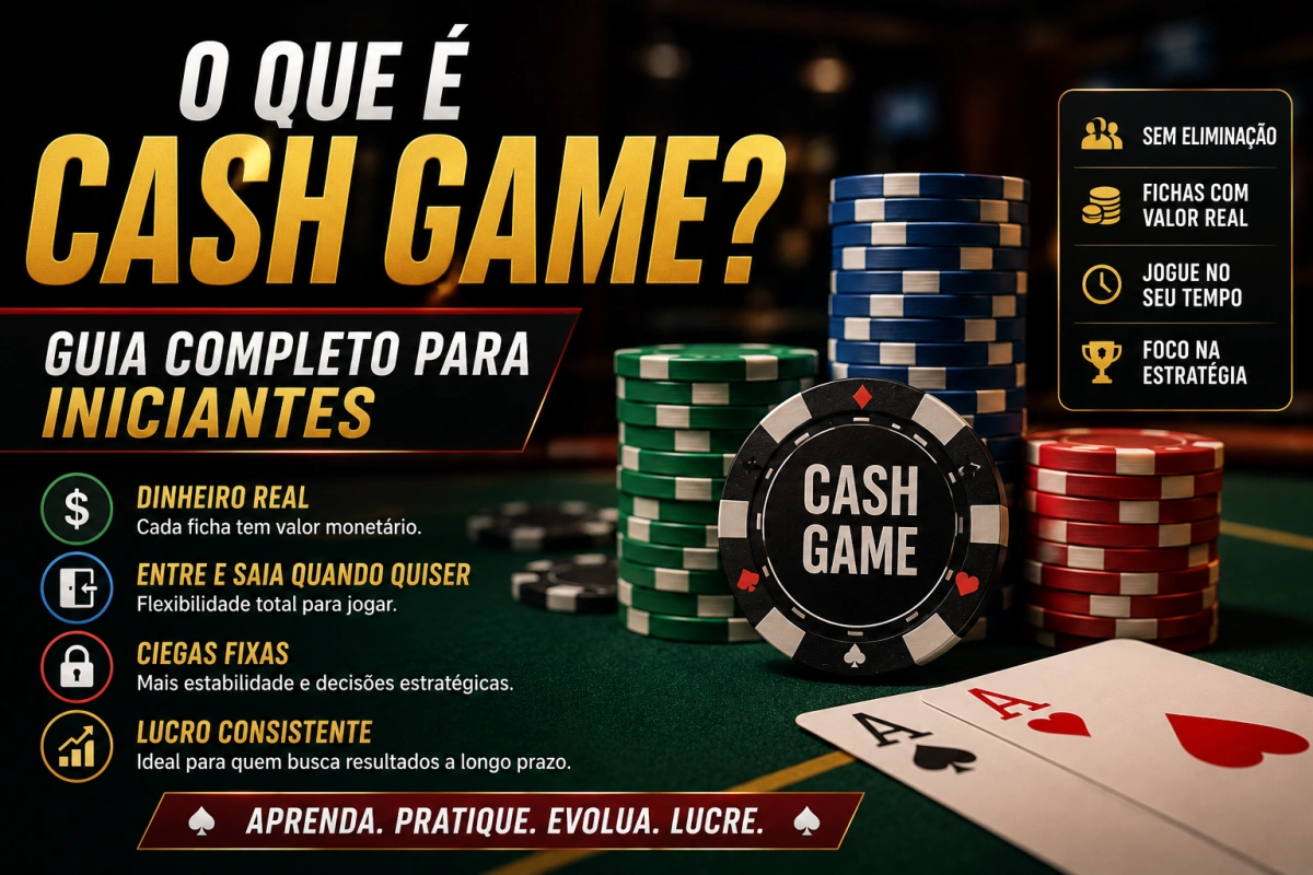 O Que é Cash Game no Poker? Guia Completo para Iniciantes
