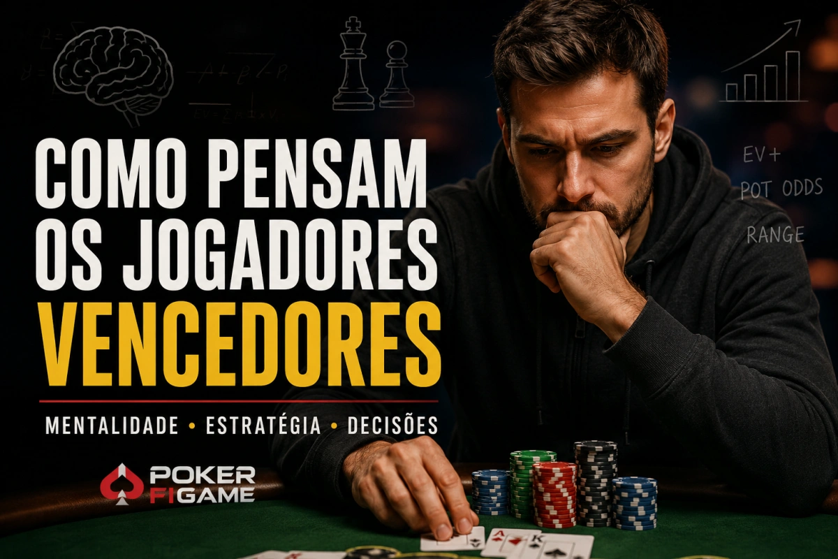 Como Pensam os Jogadores Vencedores no Poker