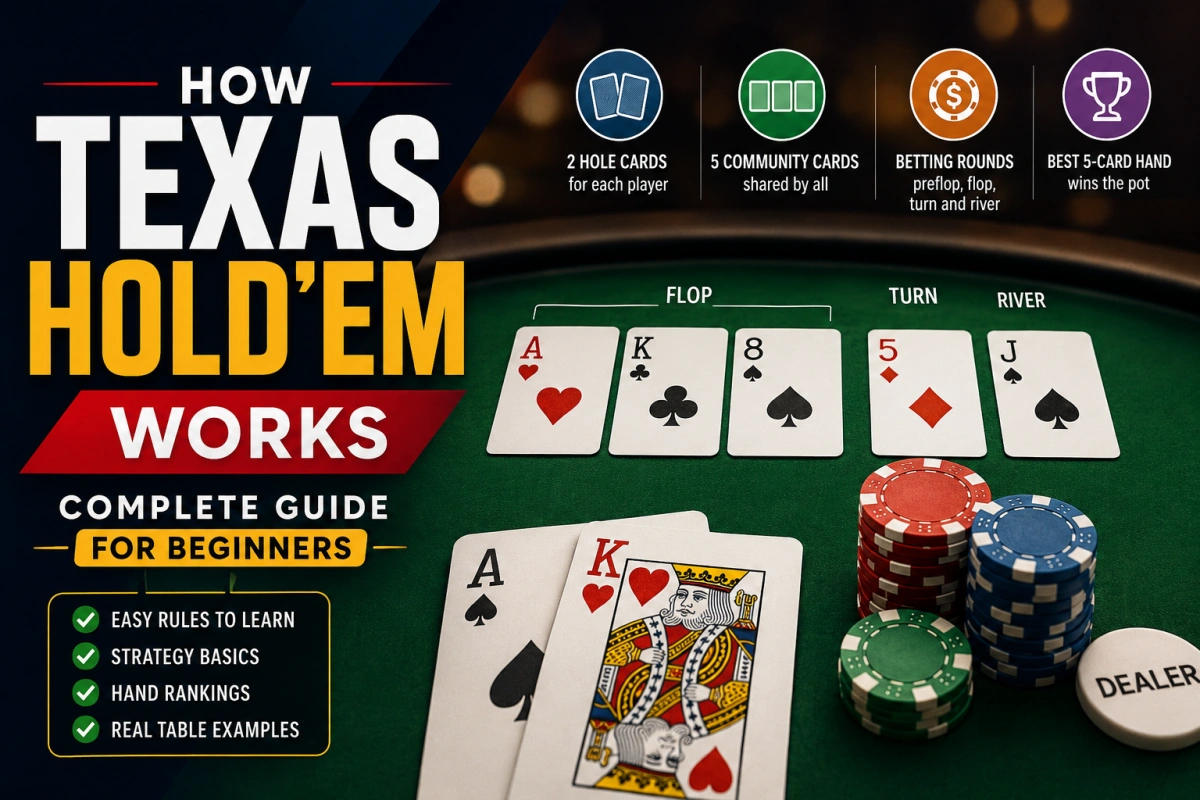 Como Funciona o Texas Hold'em: Guia Completo