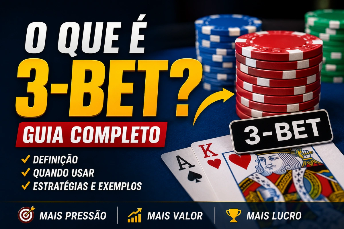 O Que é 3-Bet no Poker e Como Usar Corretamente