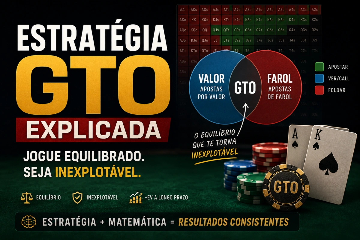 Estratégia GTO no Poker Explicada de Forma Simples