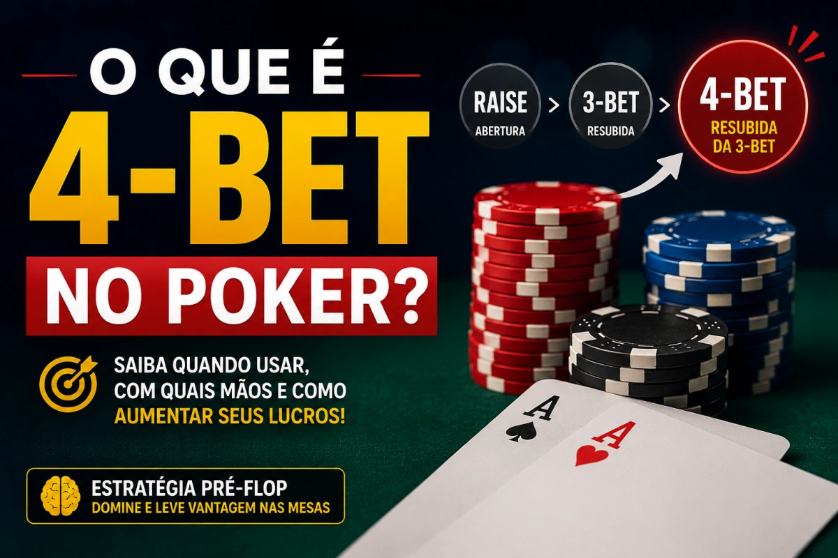 O Que é 4-Bet no Poker e Quando Utilizar