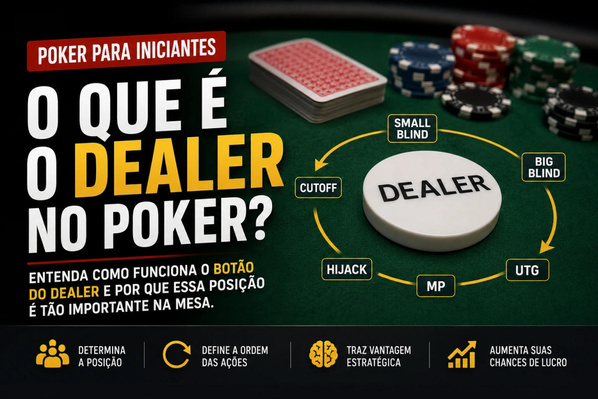 O Que é Dealer no Poker e Como Funciona sua Posição